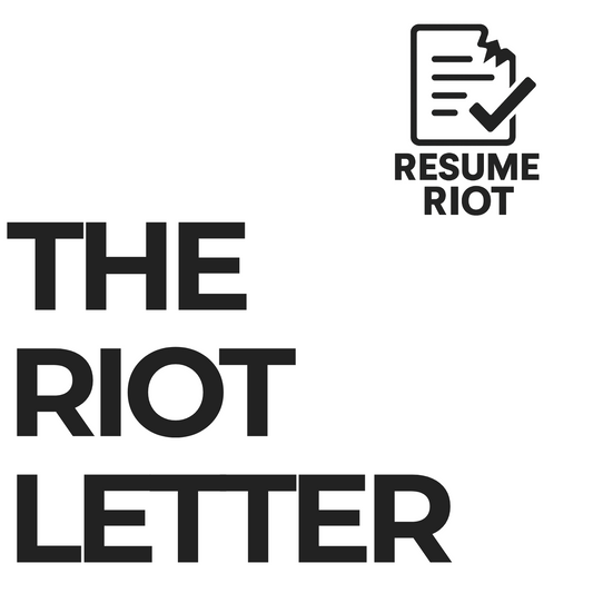 The Riot Letter - Personalized, Professionally-Pitched